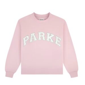 Parke Women's Light Pink Crew Neck Sweater